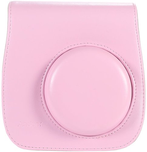 Кожаная сумка для Fuji Fujifilm Instax Mini8 Mini8s, розовый фото