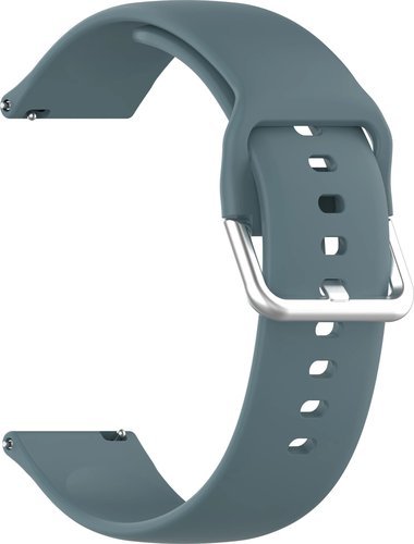 Мягкий силиконовый ремешок Bakeey для умных часов Samsung Galaxy Watch 3/ Haylou Solar LS0/ Amazfit GTR 22 мм, L, голубой фото