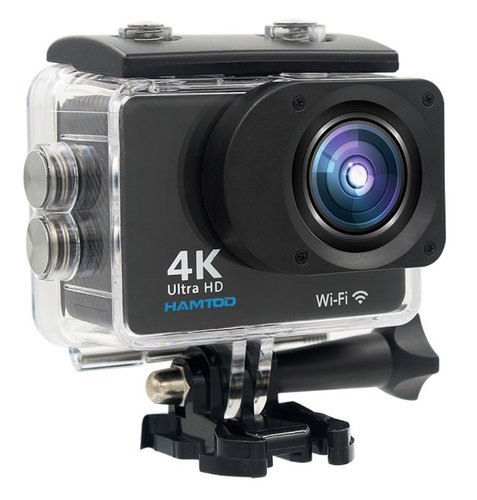 Экшн-камера HAMTOD H2A 4K 30fps WIFI 2" сенсорный дисплей водонепроницаемая фото