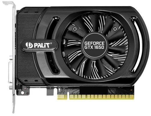 Видеокарта Palit GeForce GTX 1650 StormX 4Gb (NE51650006G1-1170F) Bulk фото