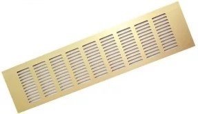 Решетка aлюминиевая Europlast RA1250G, золото фото