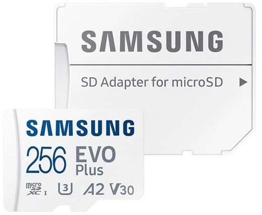 Карта памяти Samsung microSDXC EVO Plus Class10 UHS-I U3 (130MB/s) 256GB + ADP (EU) фото