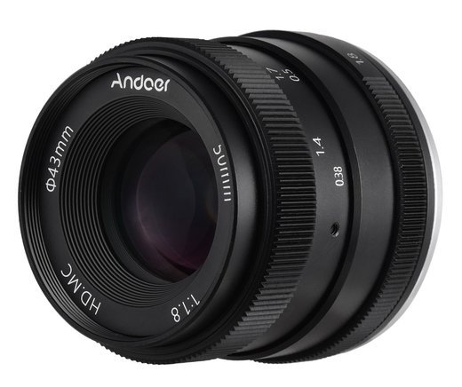 Объектив Andoer 50мм F1.8 для Canon EOS-M Mount фото