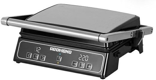 Электрогриль Redmond SteakMaster RGM-M809 2000Вт черный/серебристый фото