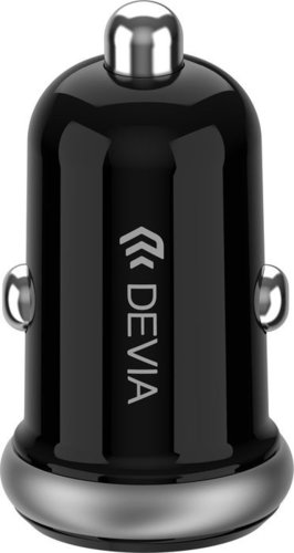 АЗУ Devia Smart Mini Car Charger (2 USB), черный фото