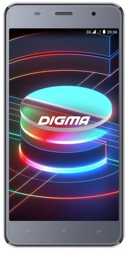 Смартфон Digma X1 3G Linx 16Gb 1Gb Серый фото