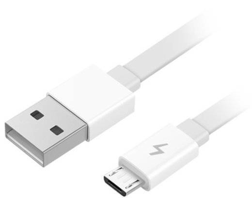 Кабель ZMI USB/Micro USB 30 см (AL610) белый фото