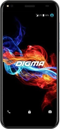 Смартфон Digma Rage 4G Linx 16Gb 2Gb Черный фото