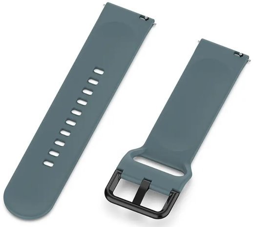 Удлиненный силиконовый ремешок Bakeey для умных часов Huami Amazfit GTS 20 мм, серый фото