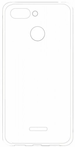 Чехол для смартфона Xiaomi Redmi 6 силиконовый прозрачный, BoraSCO фото