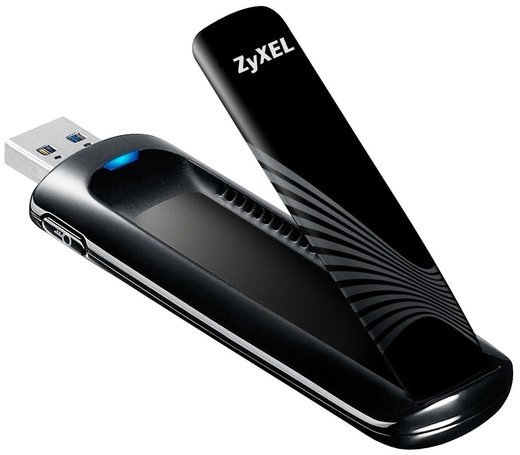 Wi-Fi адаптер ZYXEL NWD6605, черный фото