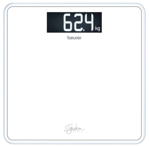 Весы напольные электронные Beurer GS400 Signature Line макс.200кг белый фото