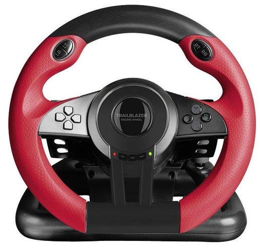 Руль Speedlink Trailblazer Racing Wheel for PS4, Xbox One, PS3, ПК (SL-450500-BK) фото