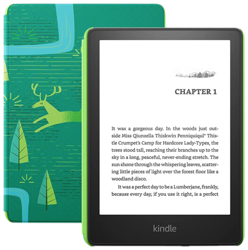 Электронная книга Amazon Kindle Paperwhite Kids WiFi 8Gb 2021, зеленый фото