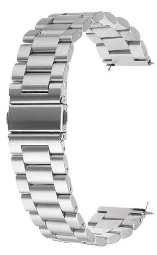 Ремешок Bakeey для часов Fitbit Versa, нержавеющая сталь, серебро, 28 мм фото