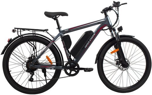 Электровелосипед HIPER MTB S1, серый фото
