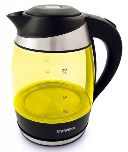 Чайник Starwind SKG2215 желтый/черный фото