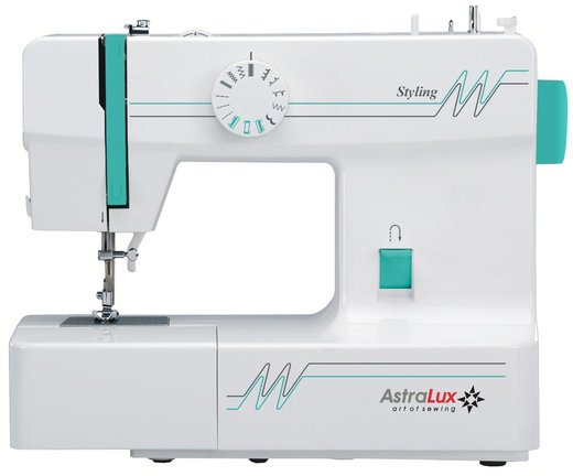 Швейная машина Astralux Styling белый/зеленый фото