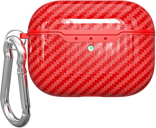 Защитный чехол для наушников Apple AirPods 3, красный фото