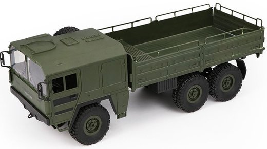 Радиоуправляемый военный грузовик Jjr/c Q64, зеленый фото