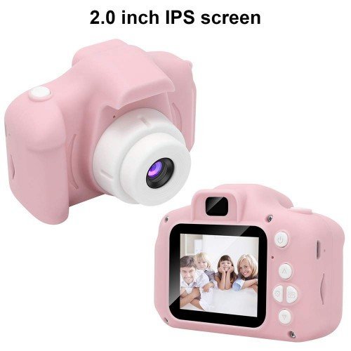 Детский цифровой фотоаппарат 2Mp, розовый фото