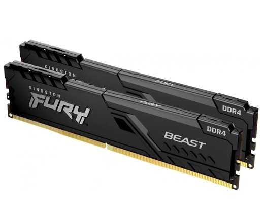 Память оперативная DDR4 16Gb (2x8Gb) Kingston Fury Beast 3200MHz (KF432C16BBK2/16-SP) фото