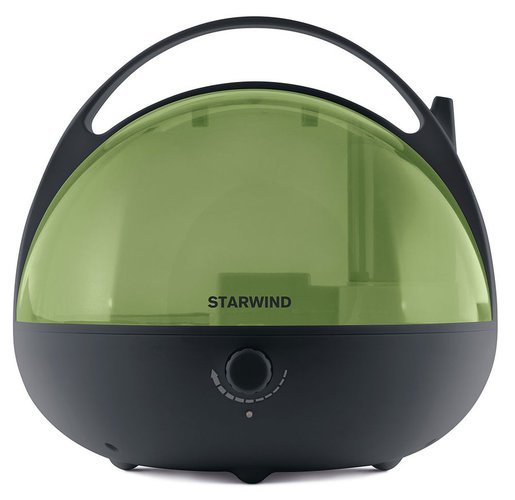 Увлажнитель воздуха Starwind SHC3415 25Вт (ультразвуковой) черный/зеленый фото