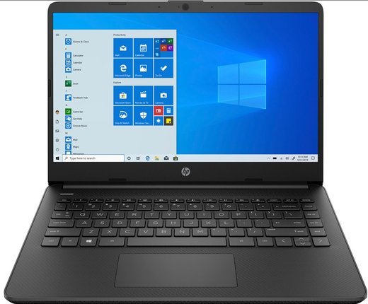 Ноутбук HP 14s-dq3002ur (Celeron N4500 4Gb/SSD128Gb/Intel Graphics/14"SVA HD (1366x768) W10 Home) черный фото