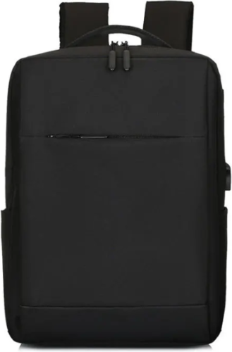 Рюкзак для ноутбука 15.6", с защитой, с портом для заряда, черный фото