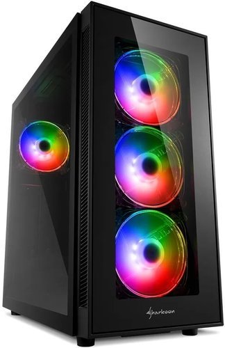 Компьютерный корпус Sharkoon TG5 Pro RGB led, черный фото