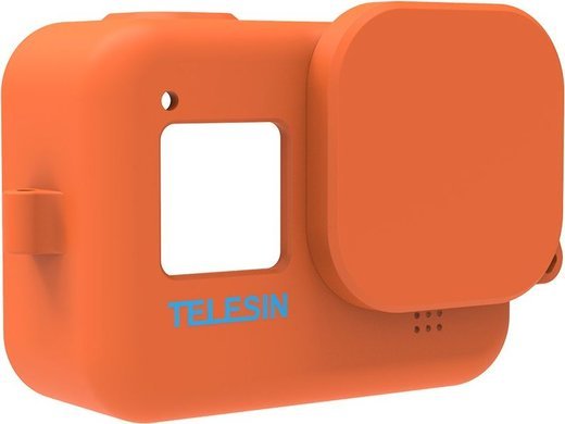 Чехол TELESIN Protecive для GoPro Hero 8 Black Action Camera, оранжевый фото