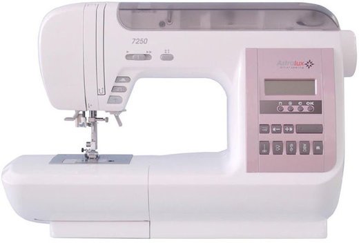 Швейная машина Astralux 7250 белый/розовый фото