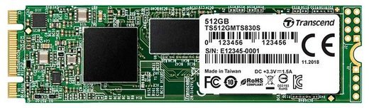 Жесткий диск SSD M.2 Transcend MTS830 512Gb (TS512GMTS830S) фото