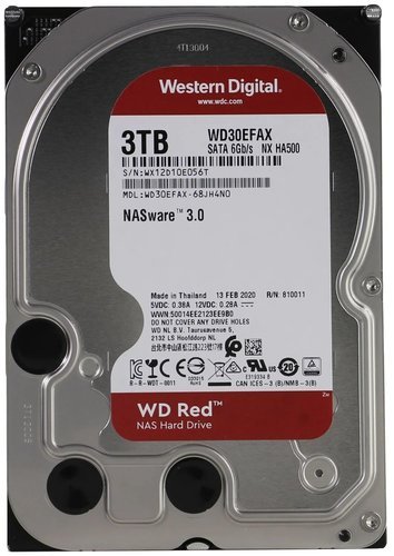 Жесткий диск HDD 3.5" WD Red 3Tb (WD30EFAX) фото