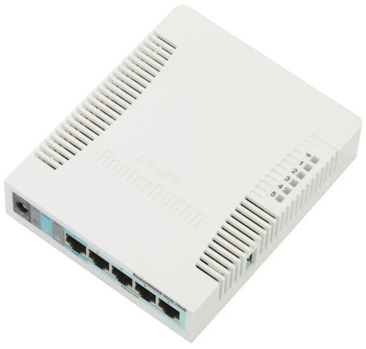 Wi-Fi роутер MikroTik RB951G-2HnD, белый фото