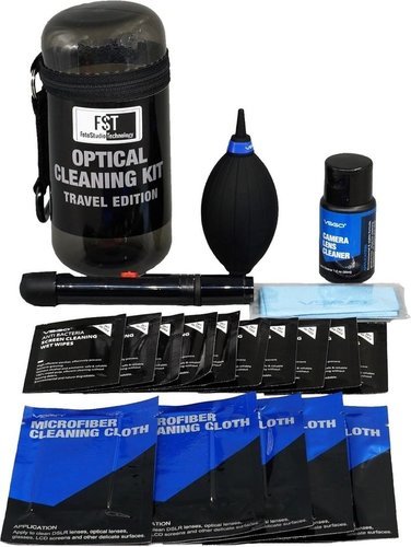 Набор VSGO TravelKIT-01 для чистки оптики, серый фото
