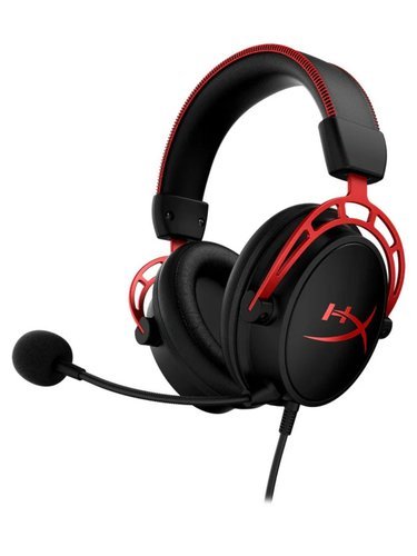 Компьютерная гарнитура HyperX Cloud Alpha, черный/красный фото