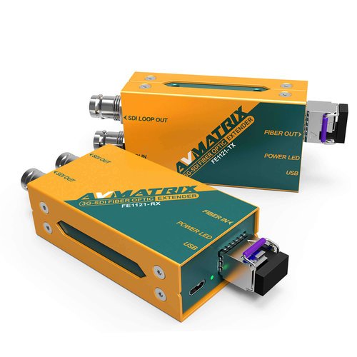 Волоконно-оптический удлинитель AVMATRIX FE1121 3G-SDI 20км фото