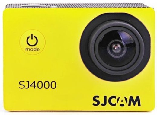 Экшн камера SJCAM SJ4000, желтая фото