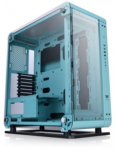 Компьютерный корпус Thermaltake Core P6 TG Turquoise, бирюзовый фото