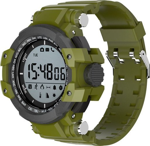 Смарт-часы Jet Sport SW3 51мм 1.2" LCD серый (SW-3 GREEN) фото