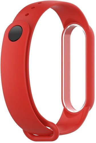 Пластиковый ремешок Bakeey для фитнес-браслета Xiaomi Mi Band 5, красный фото