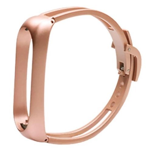 Ремешок Bakeey для браслета Xiaomi Mi Band 3/4 нержавеющая сталь розовое золото фото