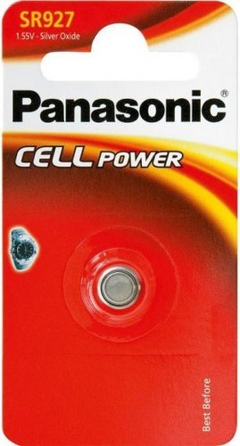 Батарейки Panasonic SR-927EL/1B дисковые серебряно-оксидные SILVER OXIDE в блистере 1шт фото