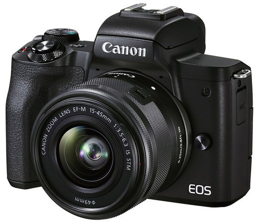 Беззеркальный фотоаппарат Canon EOS M50 Mark II kit EF-M 15-45mm f/3.5-6.3 IS STM черный ( фото