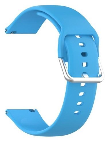 Ремешок силиконовый для Haylou LS05, голубой фото