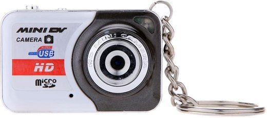 Цифровая камера Card X6 Mini HD High Denifition Mini DV Поддержка 32GB TF с микрофоном, белый фото