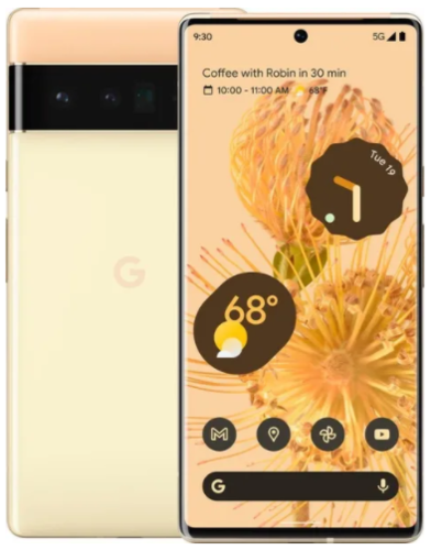 Смартфон Google Pixel 6 Pro 12/128Gb Sorta Sunny (Солнечный желтый) US Version фото