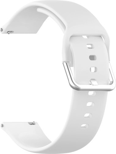 Мягкий силиконовый ремешок Bakeey для умных часов Samsung Galaxy Watch 3/ Haylou Solar LS0/ Amazfit GTR 22 мм, L, белый фото