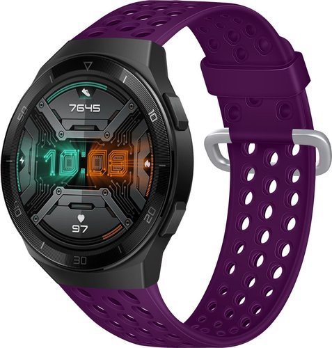 Силиконовый ремешок Bakeey 22 мм для Huawei Watch GT 2e, фиолетовый фото